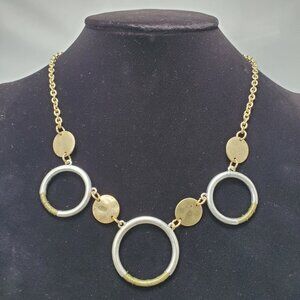 Spring Street by Nordstrom necklace featuring a striking mixed-metal design